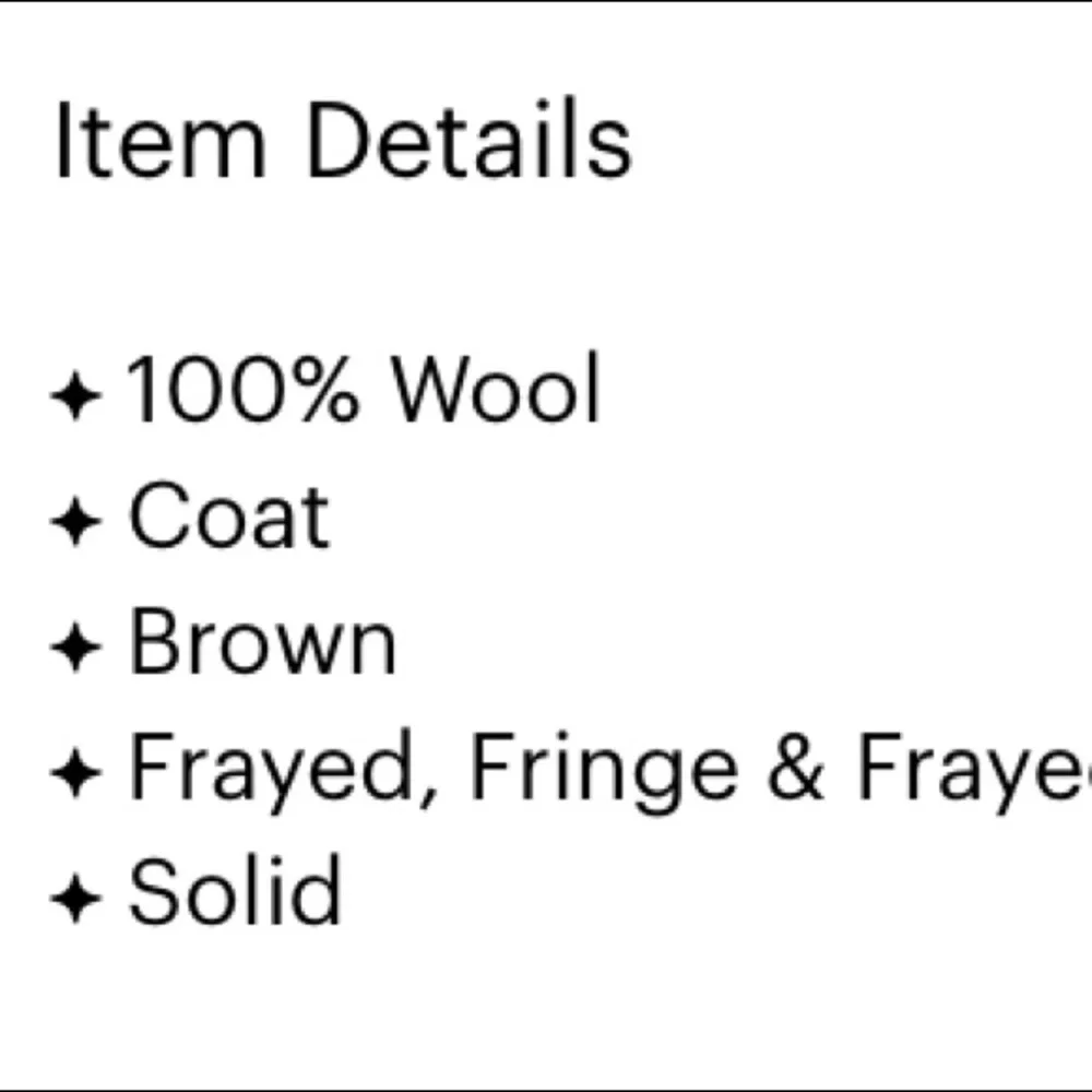 GAP | 100% Wool Brown Jacket Coat Frayed Warm Winter Coat - Picture 5 of 9